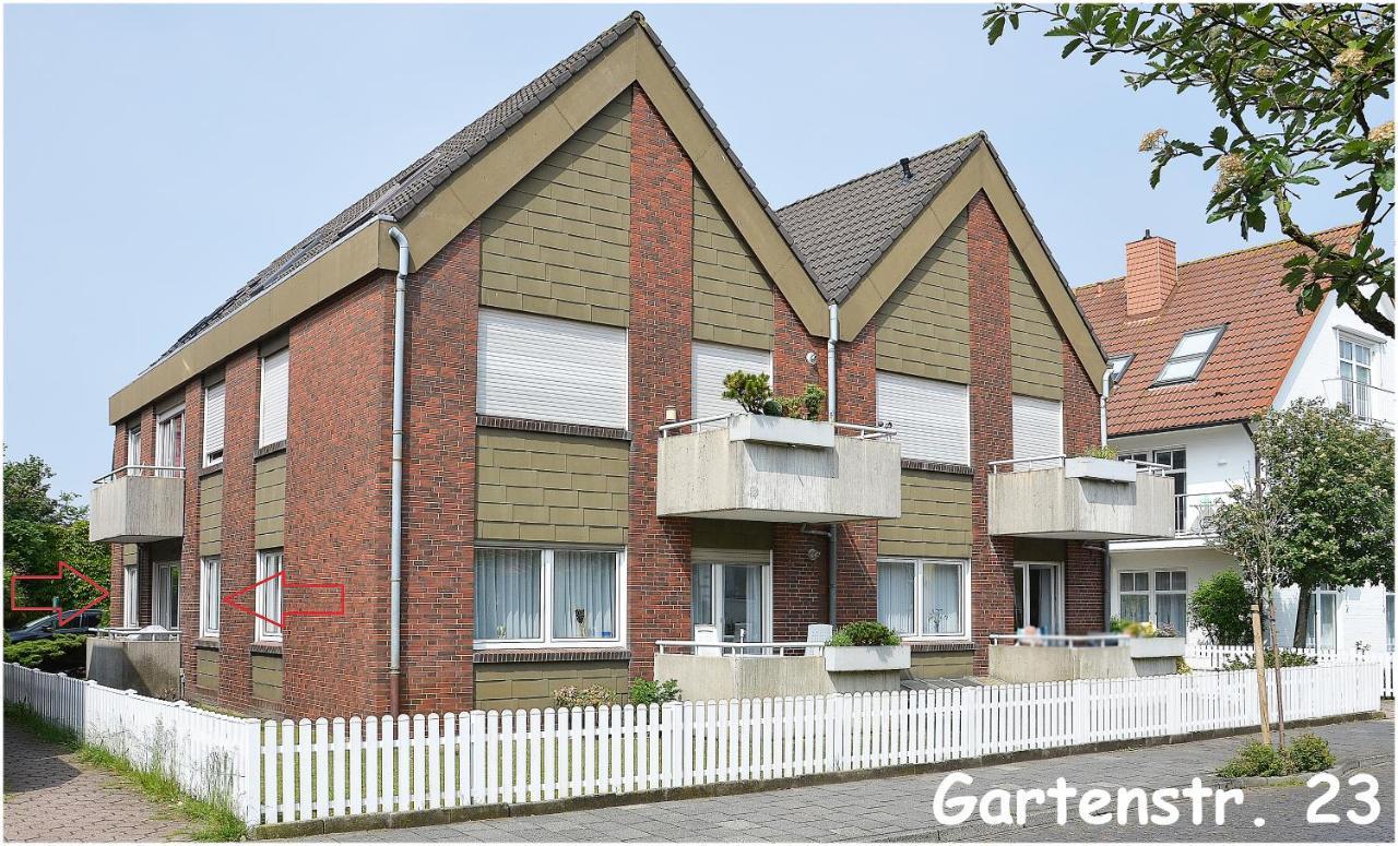 Suite Gartenstraße im hellen Ambiente Norderney Exterior foto